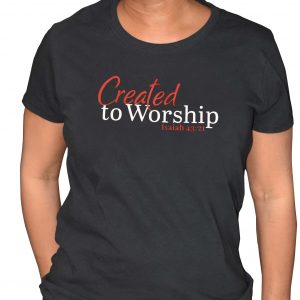 Created to Worship tee